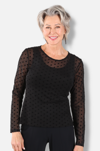 Mika Tee - Flock Mesh