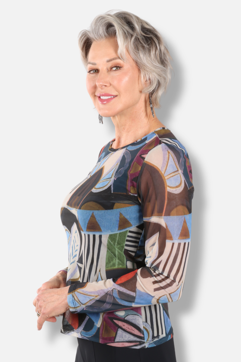 Mika Tee - Loden Mesh Plus