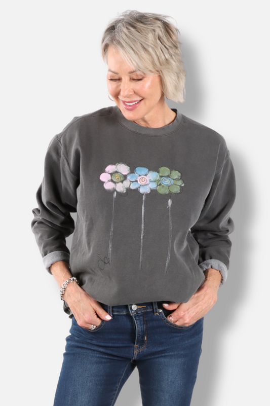 Cut Crew Pullover Plus - Pepper Jane 