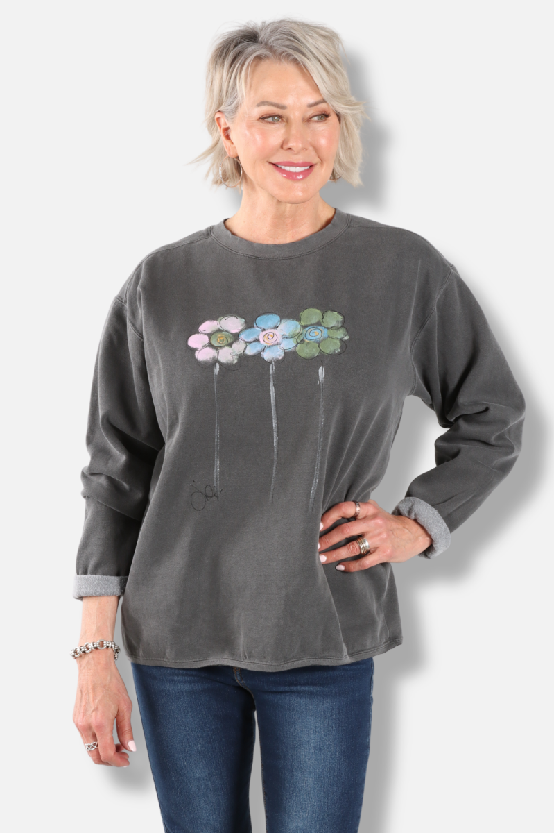 Cut Crew Pullover Plus - Pepper Jane 