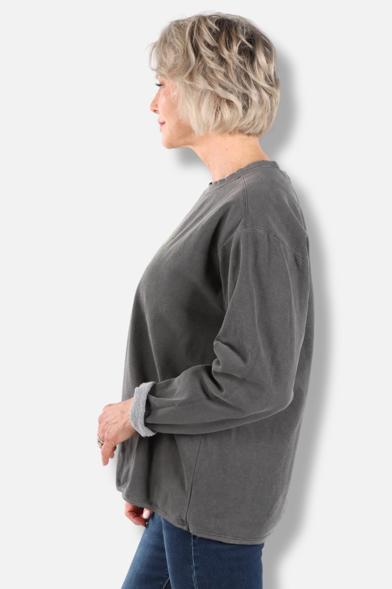 Cut Crew Pullover Plus - Pepper Jane 