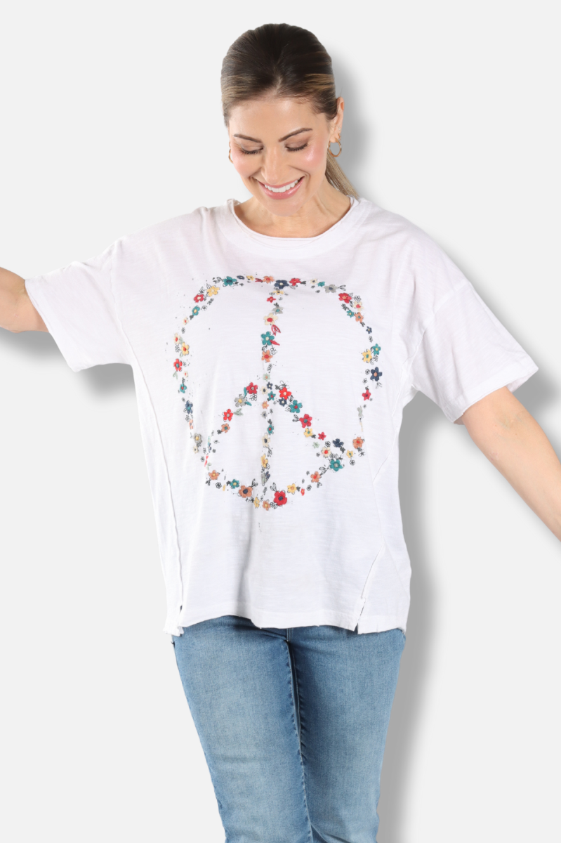 Chloe Tee - White
