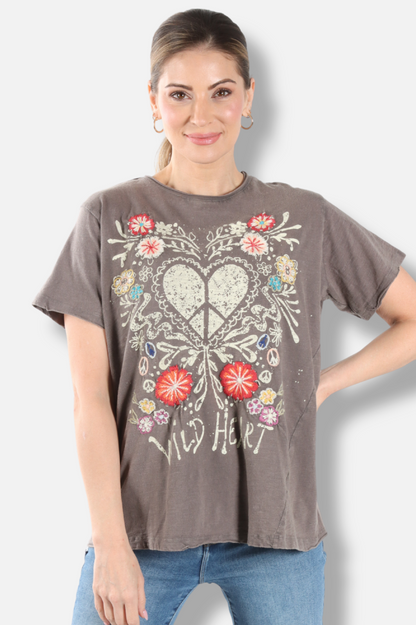 Samara Tee - Dark Grey