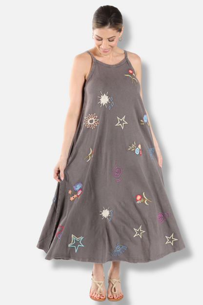 Isha Dress - Dark Grey