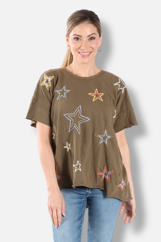 Juniper Tee - Army Green