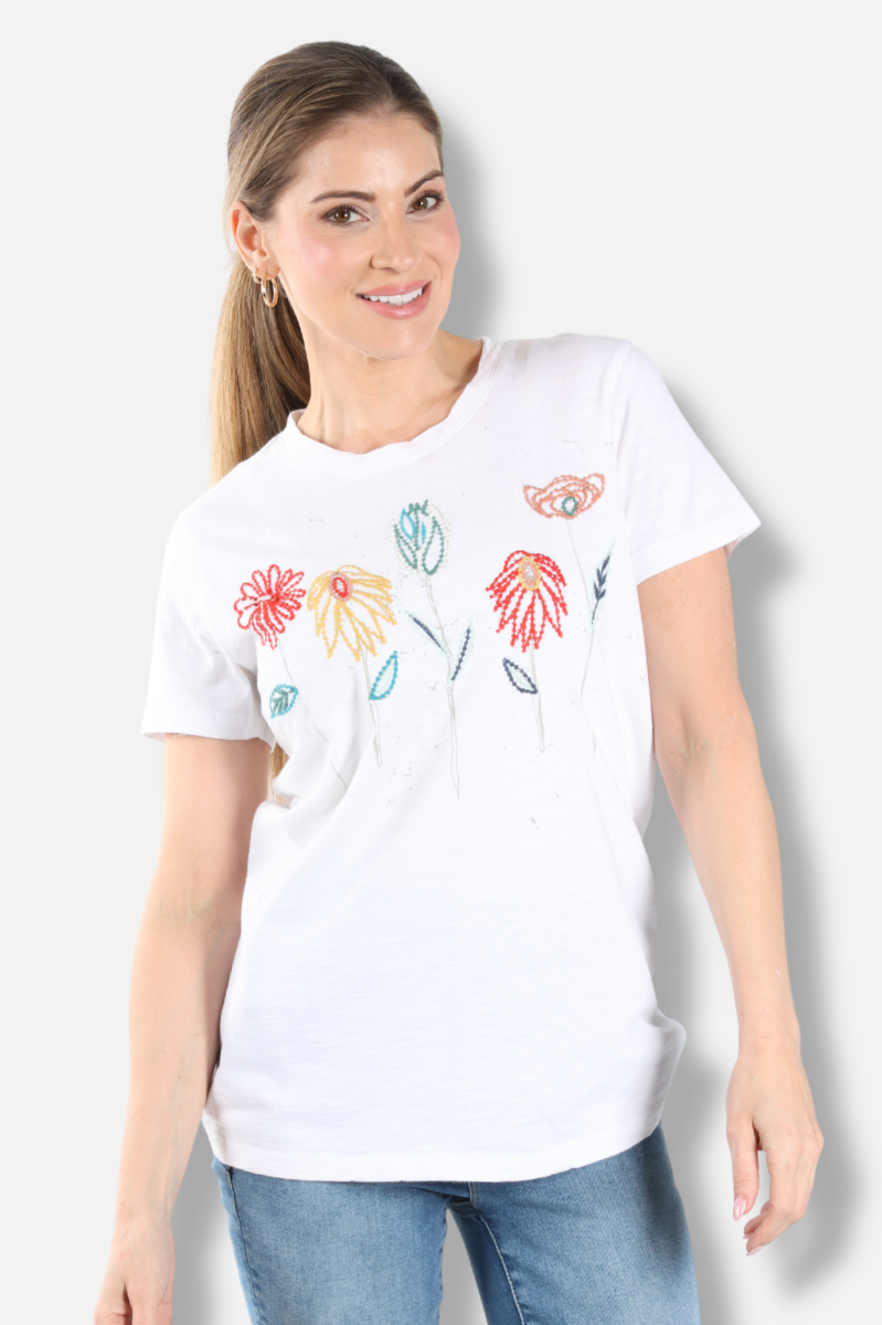 Malia Tee - White