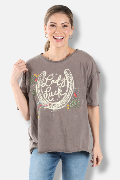 Dionne Tee - Dark Grey