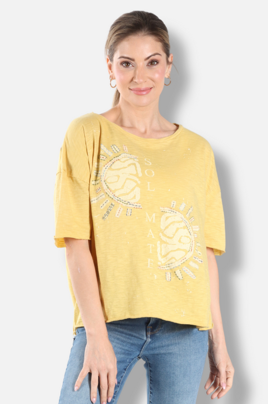 Melina Tee - Mellow Yellow