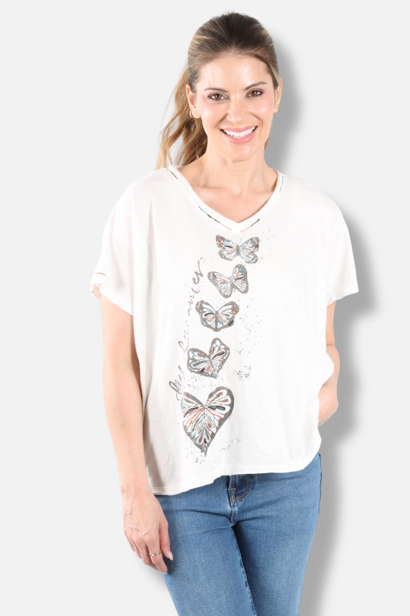 Aubire Tee - Ivory