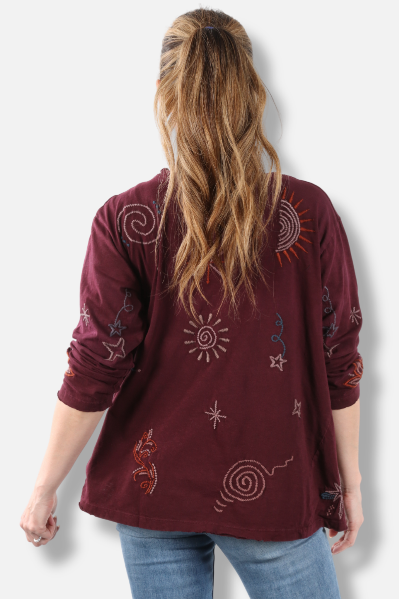 Dillan Top - Oxblood