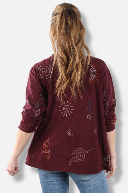 Dillan Top - Oxblood
