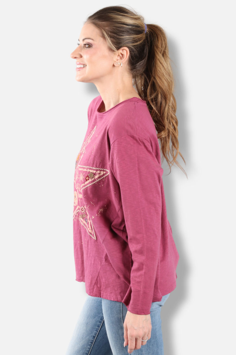 Odine Top - Mulberry