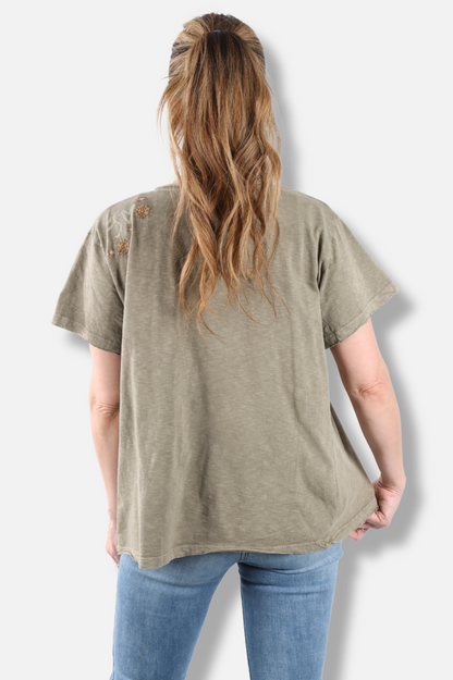 Bahari Tee - Army Green