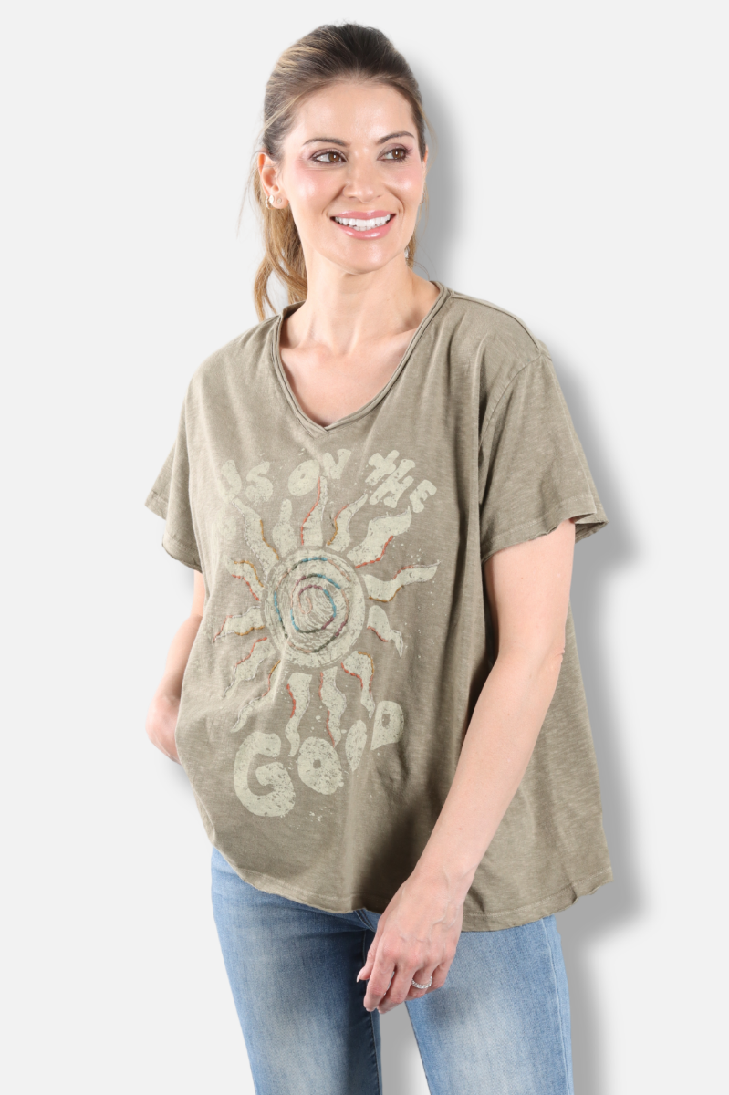 Bahari Tee - Army Green