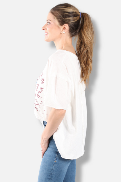 Ivy Tee - Ivory 