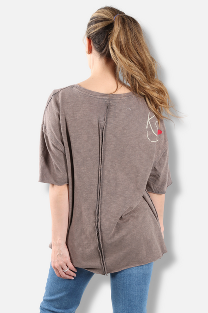 Ivy Tee - Dark Grey