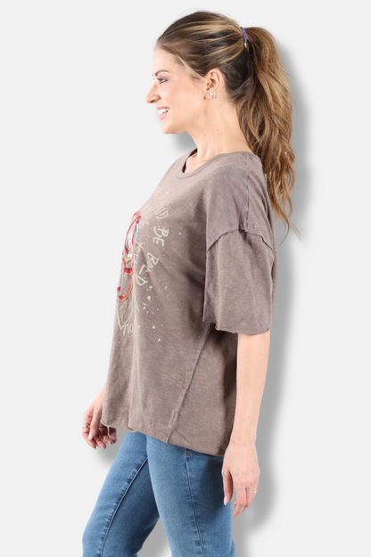Ivy Tee - Dark Grey