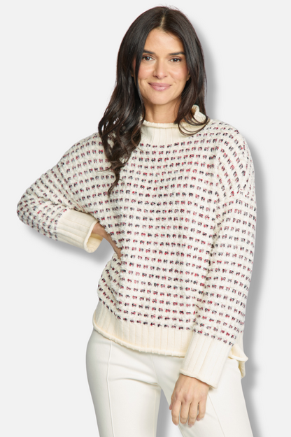 Funnel Neck Sweater - Ivory