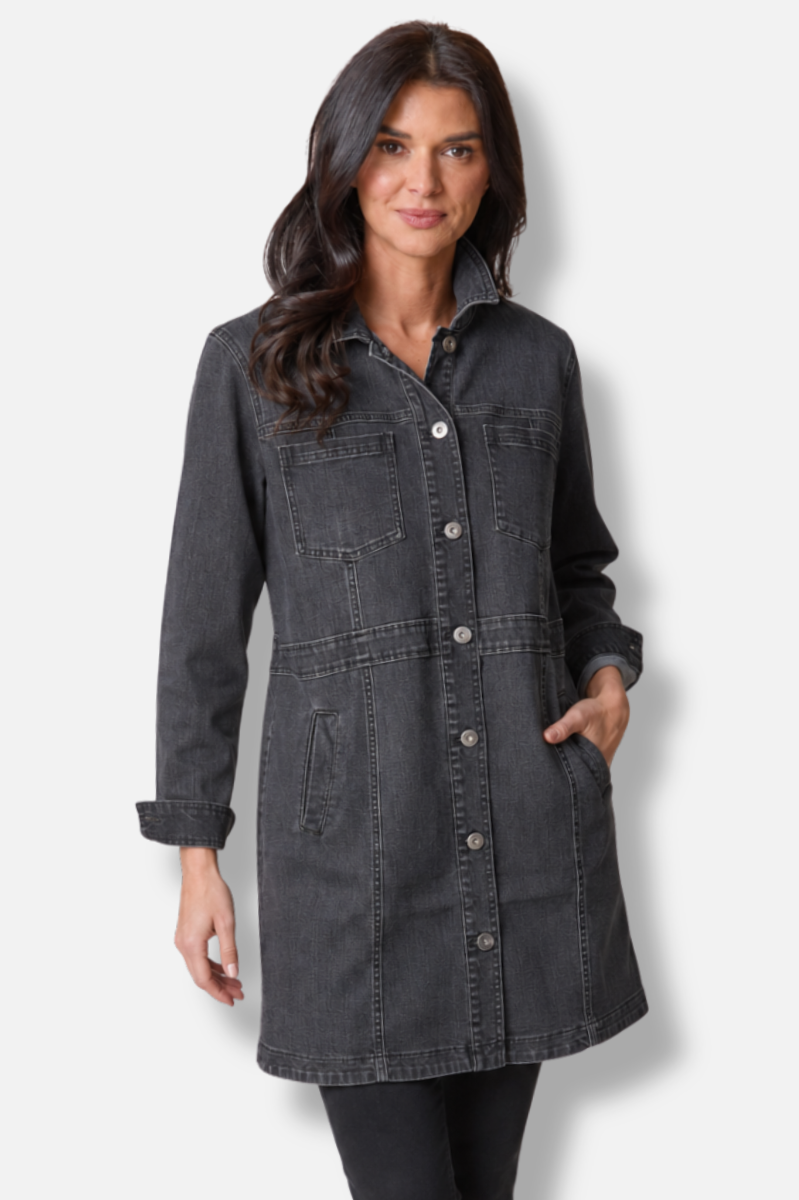 City Jacket - Black Denim