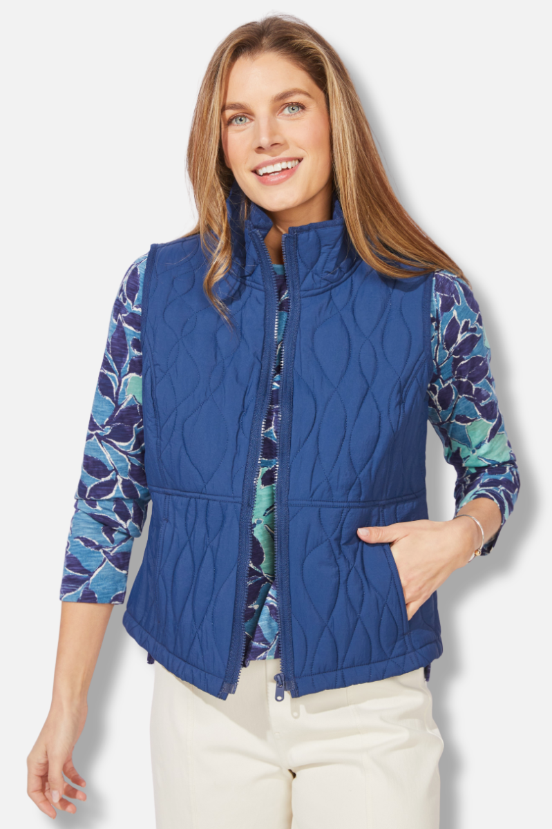 Summit Vest - Medium Wash 