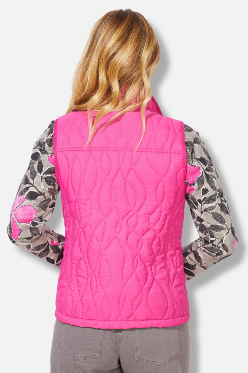 Summit Vest - Fuchsia 