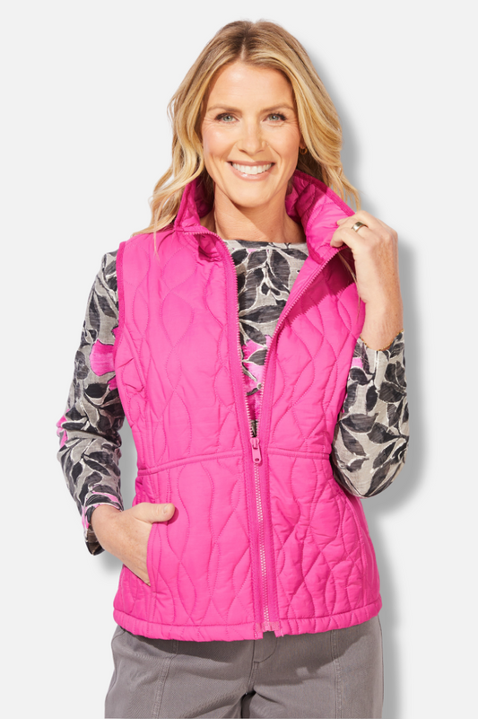 Summit Vest - Fuchsia 