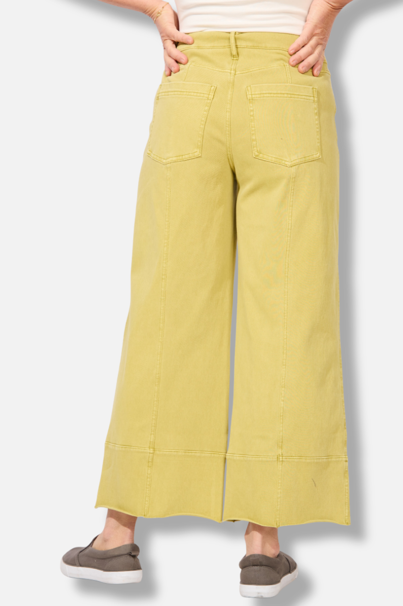 Crop Jean - Citron 