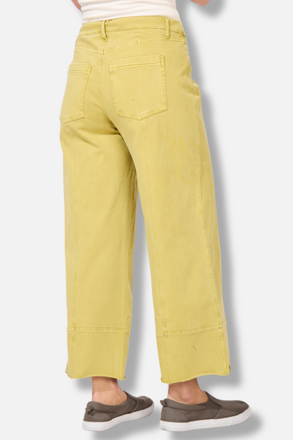 Crop Jean - Citron 