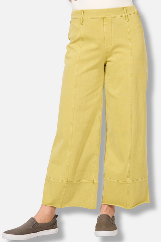 Crop Jean - Citron 