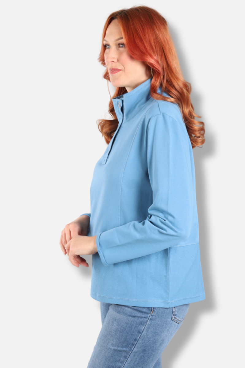 Everyday Quarter Snap Pullover - Harbor
