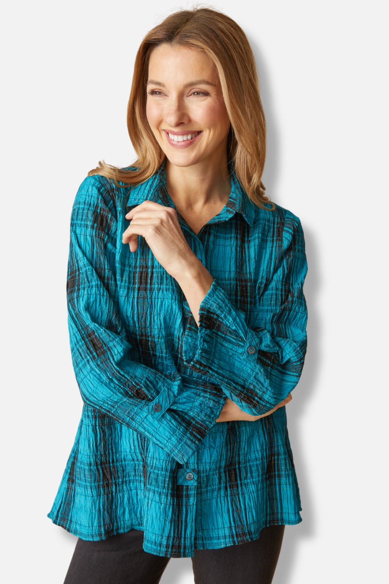Tab Swing Shirt - Pacific 