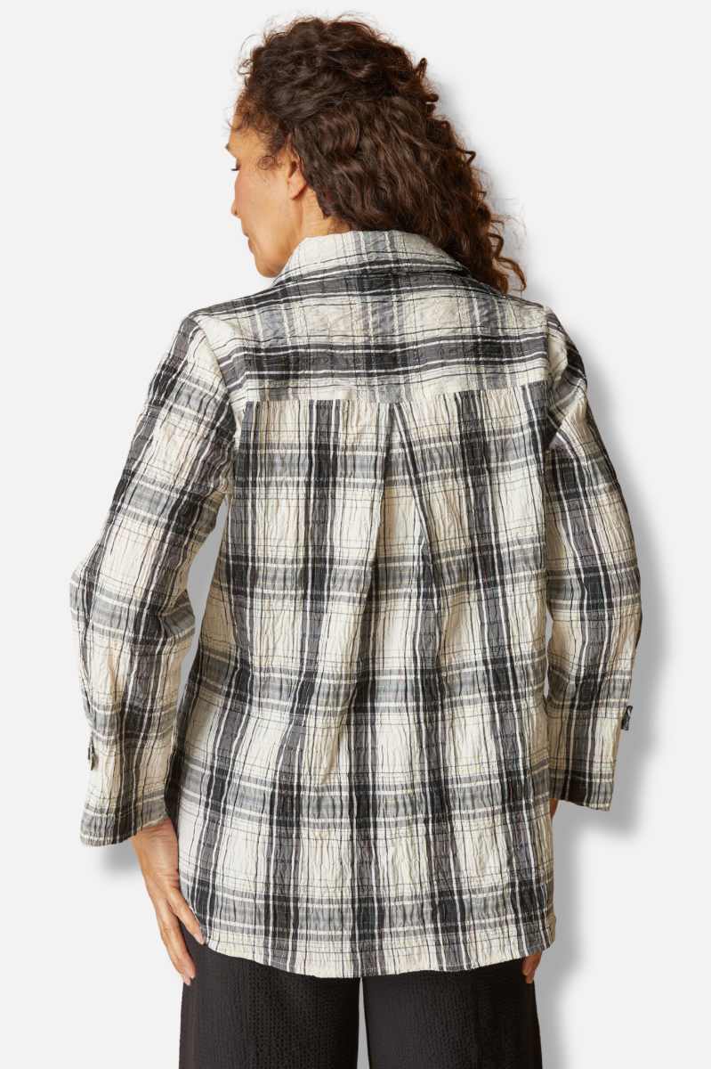 Tab Swing Shirt - Winter White 