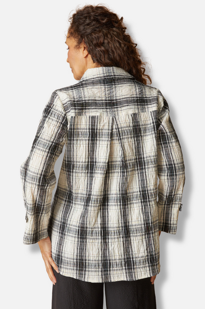 Tab Swing Shirt - Winter White 