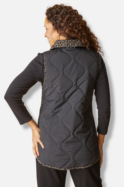 Puffer Vest - Black 