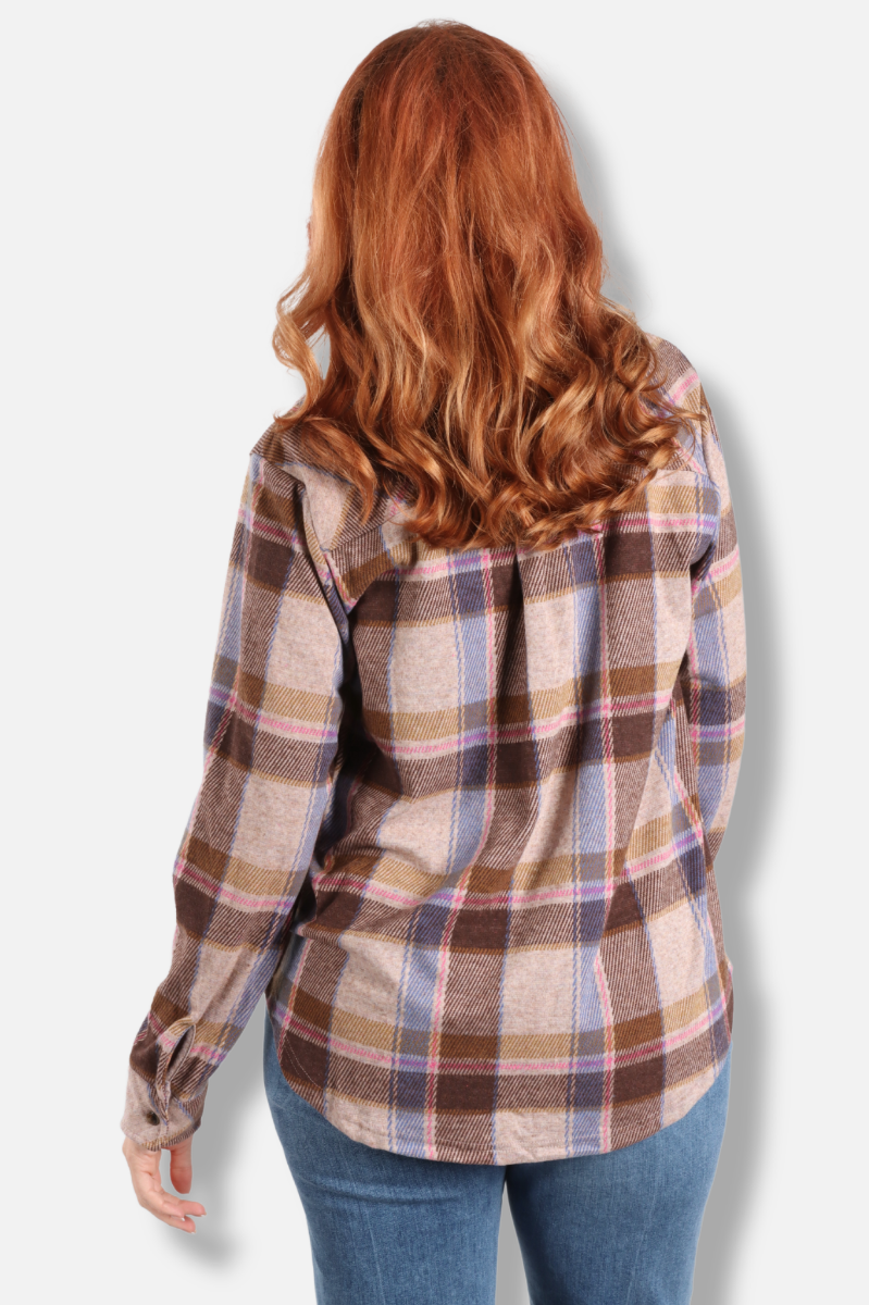 Flannel Shirt - Brown