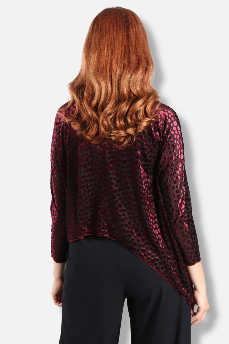Asymmetrical Topper - Wine