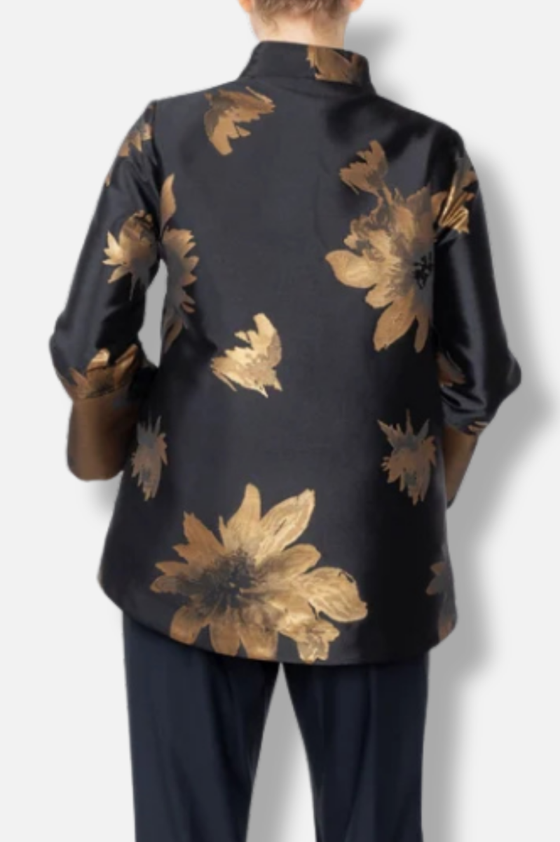 One Button Jacket - Black 