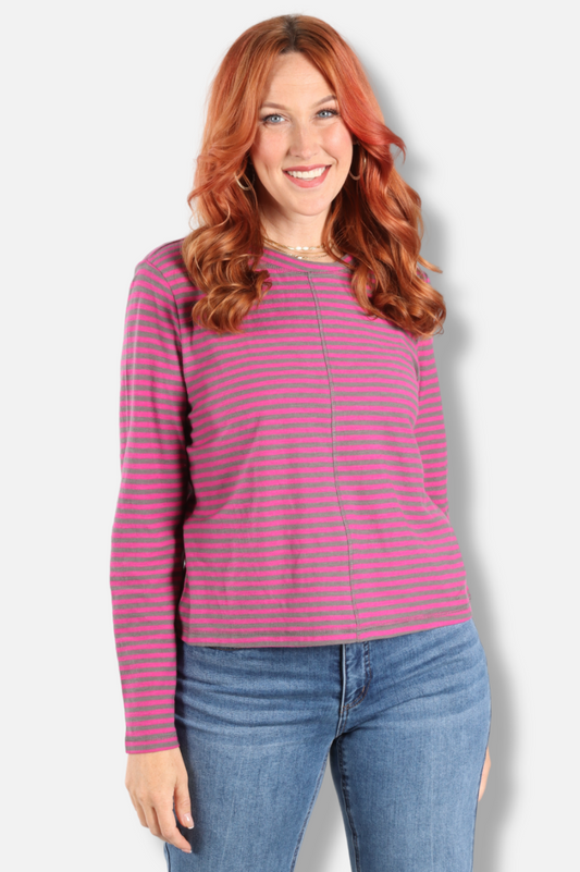 Layover Tee - Fuchsia