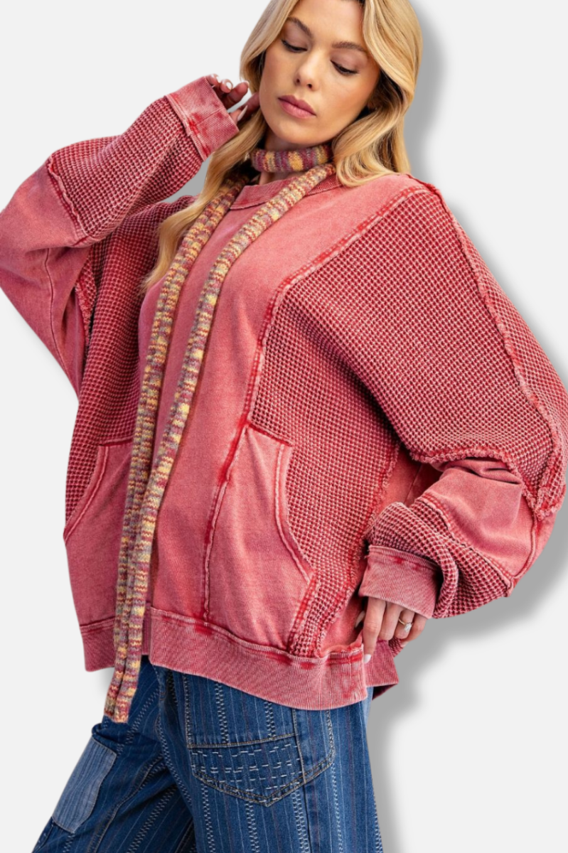 Thermal Pullover - Red 