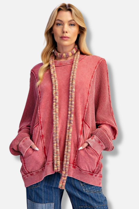 Thermal Pullover - Red 