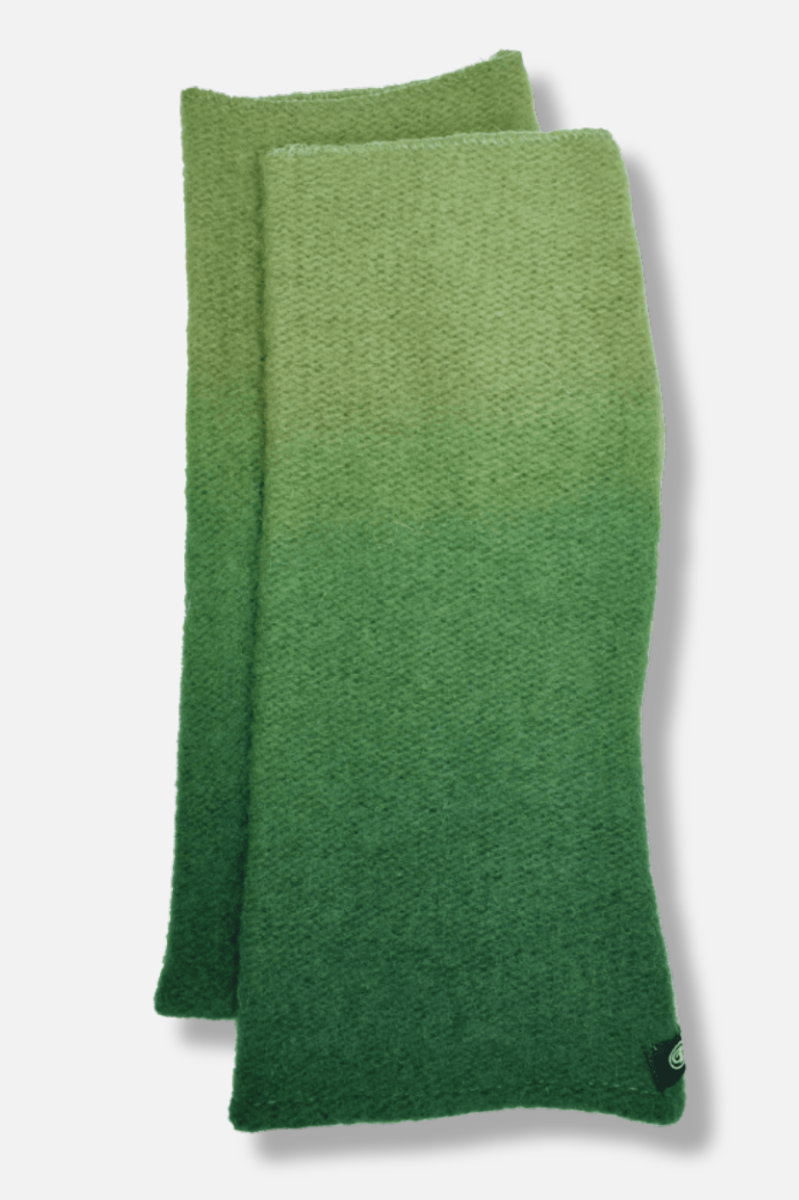 Gayle Fingerless Glove - Green Ombre