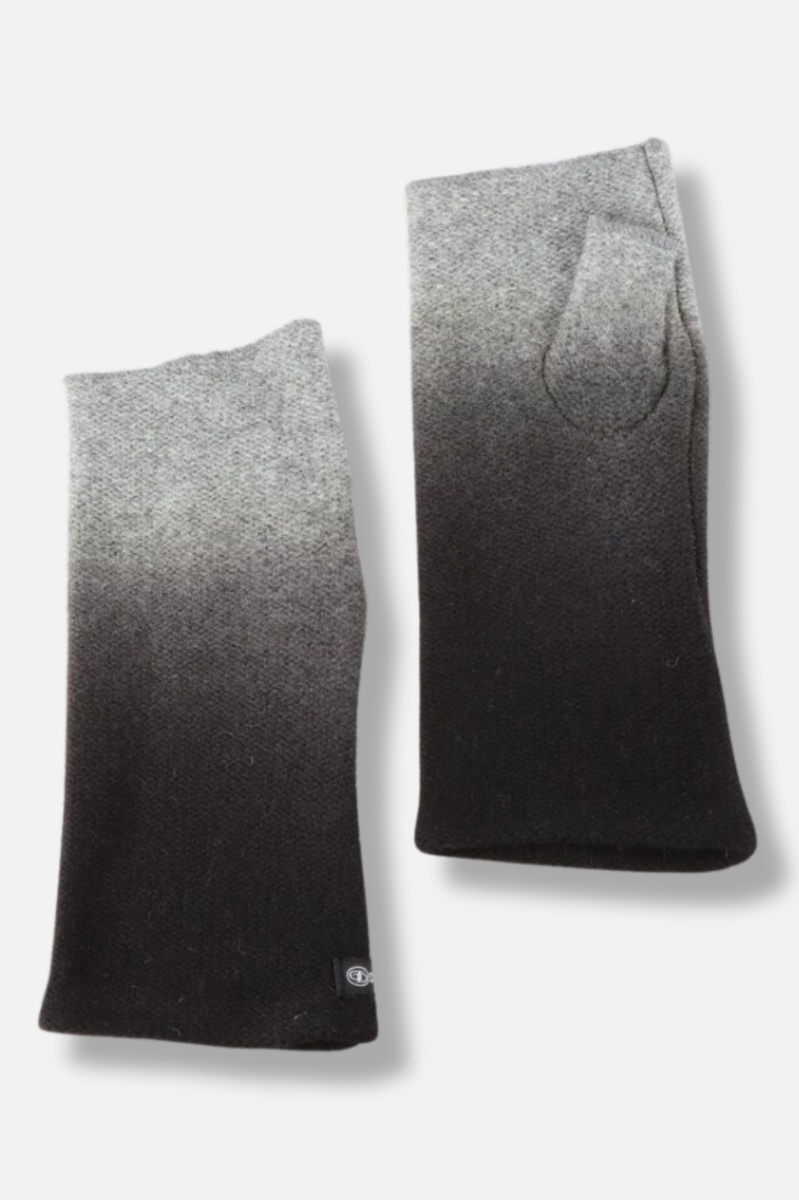 Gayle Fingerless Glove - Grey Ombre