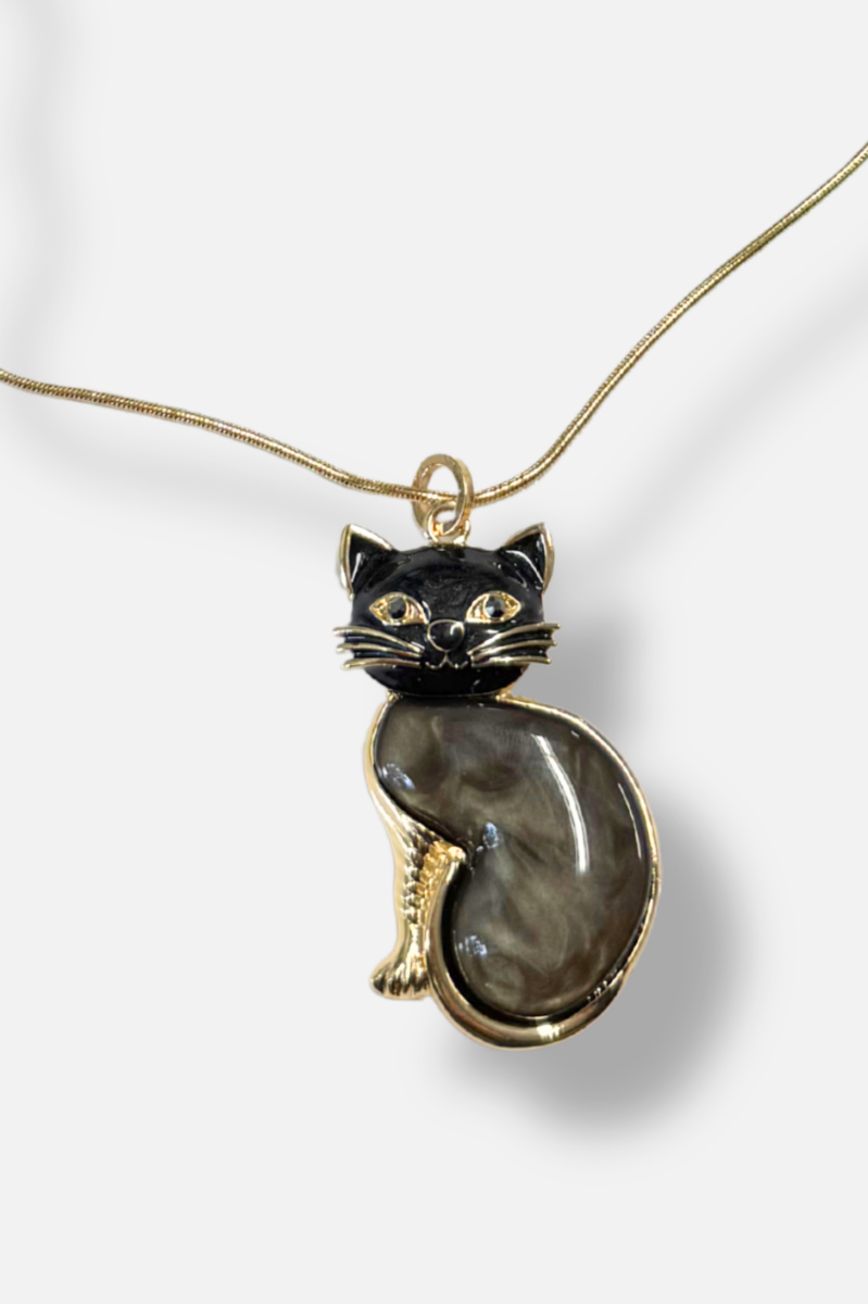 Midnight Cat Necklace
