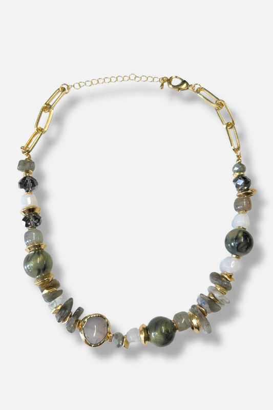 Celeste Mixed Stone Necklace