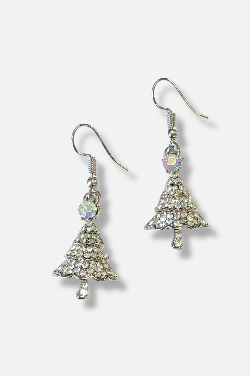 Crystal Evergreen Earrings