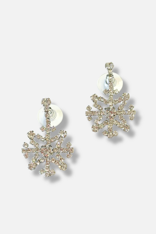 Crystal Snowflake Earrings