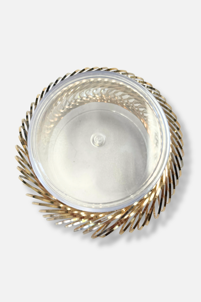 Solenne Sculptural Wire Bracelet - Gold 