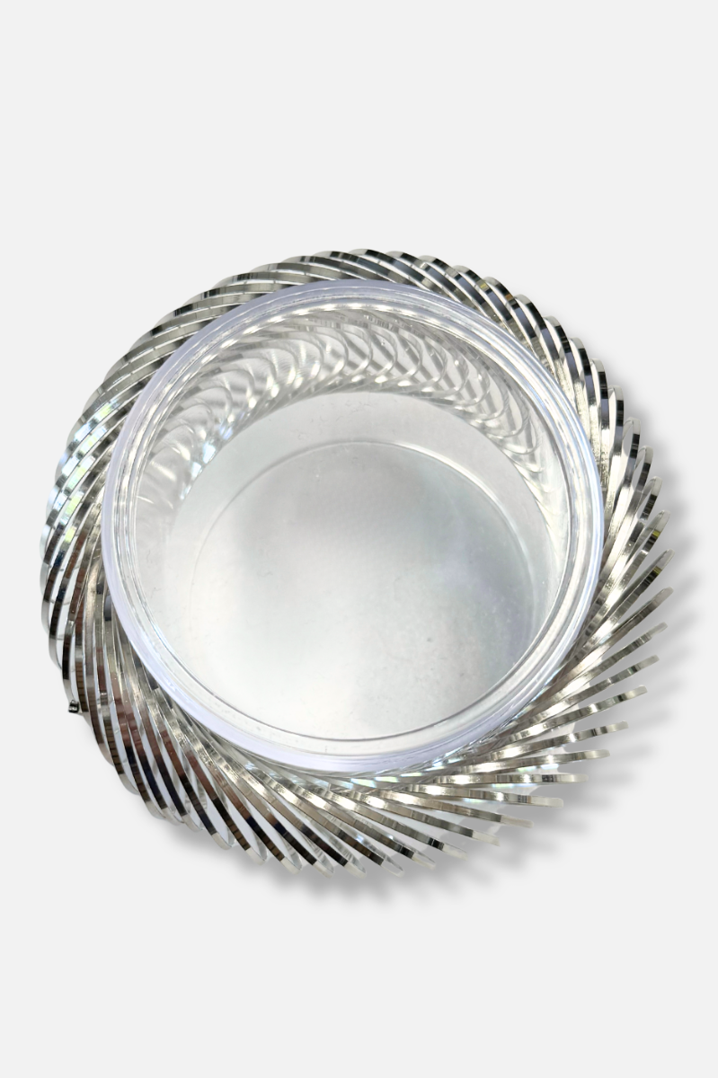 Solenne Sculptural Wire Bracelet - Silver