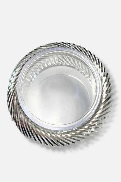 Solenne Sculptural Wire Bracelet - Silver