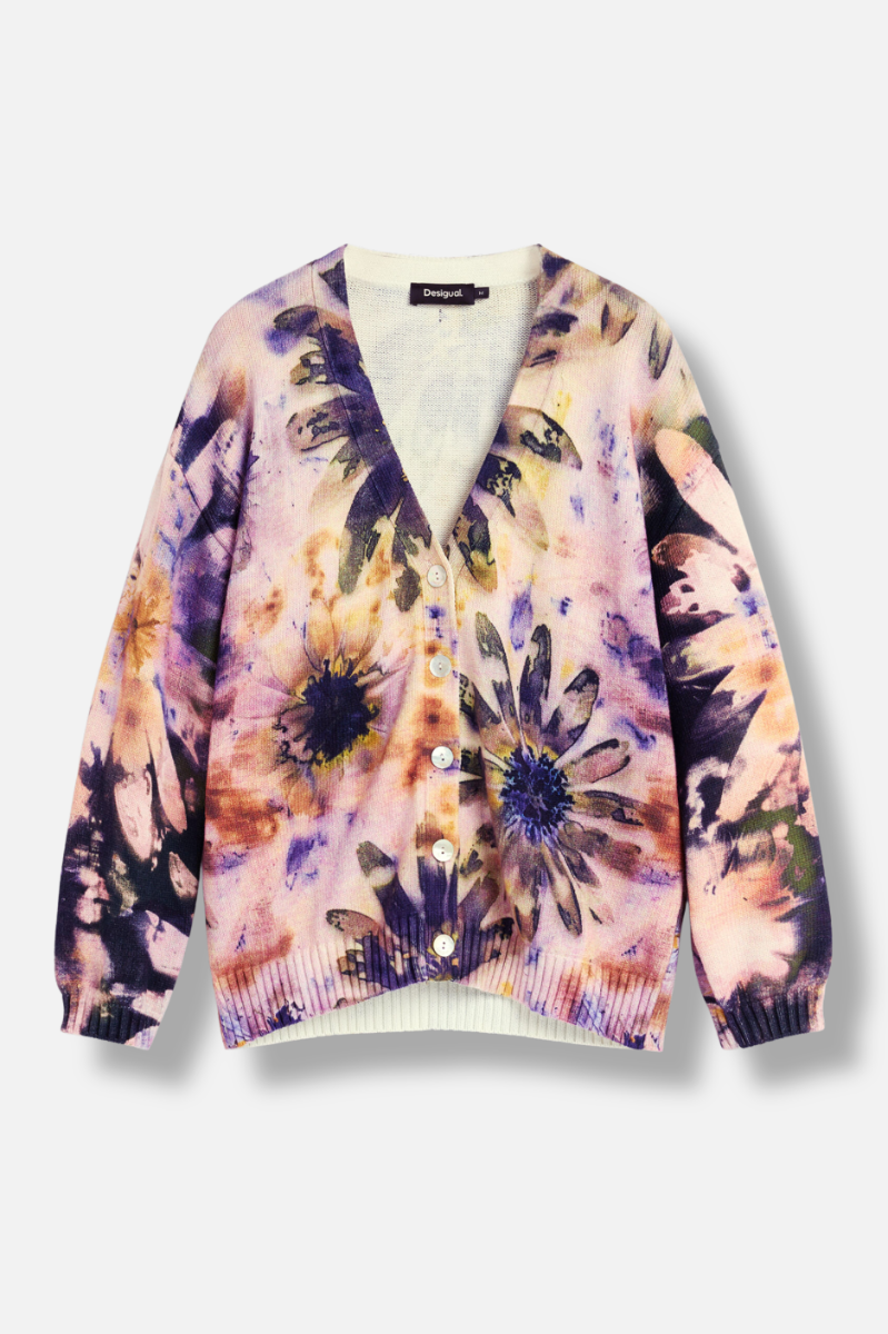Floral Cardigan - Rosa 